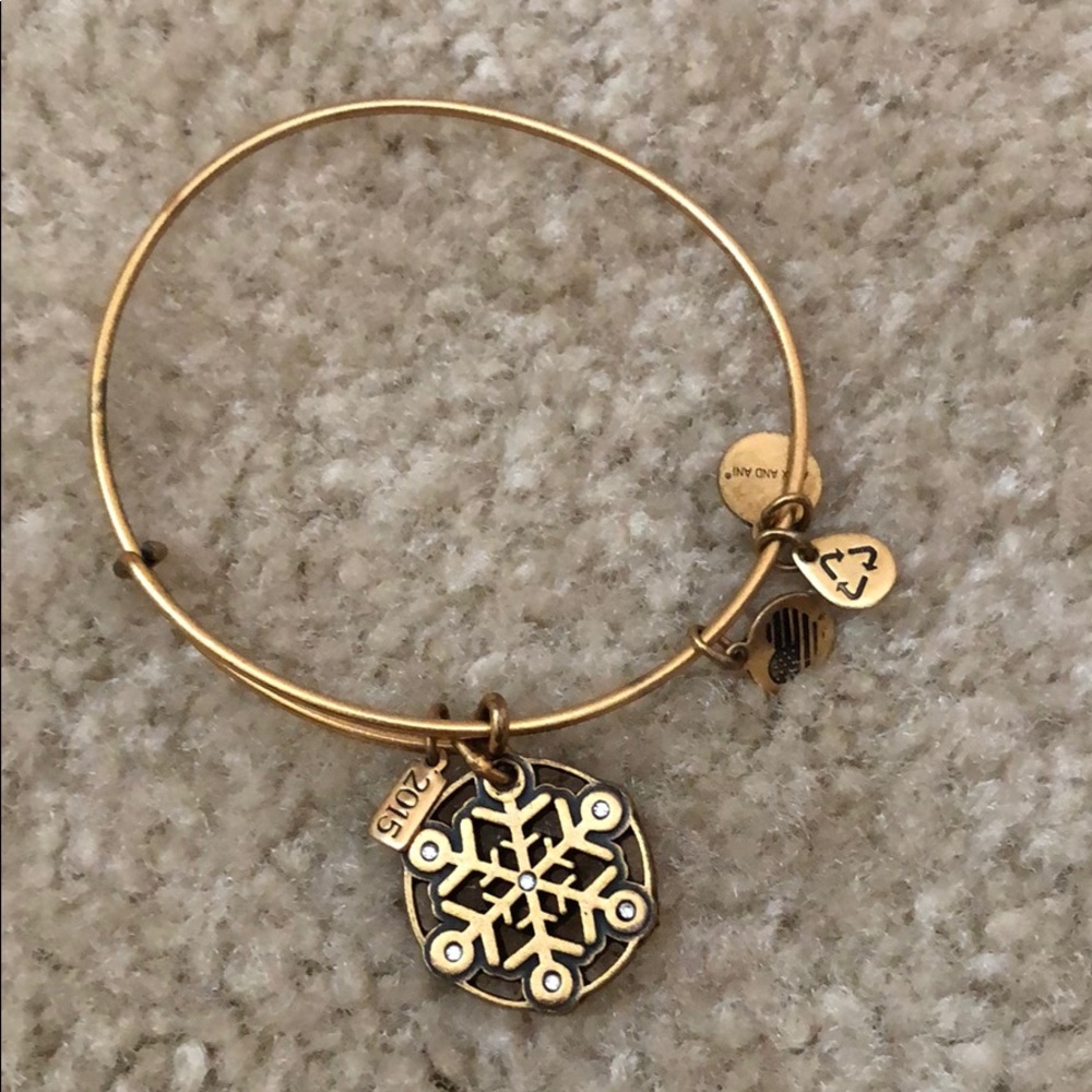 Snow flake Alex and ani bracelet